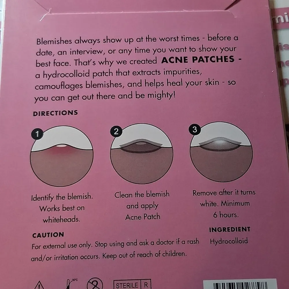 KPOP DEMON HUNTERS PRINT 3 PACKS HYDROCOLLOID ACNE PATCHES